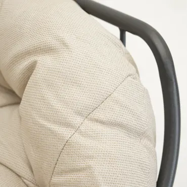 Lounge schommelstoel Royal Rocking II grijs/creme - afbeelding 6