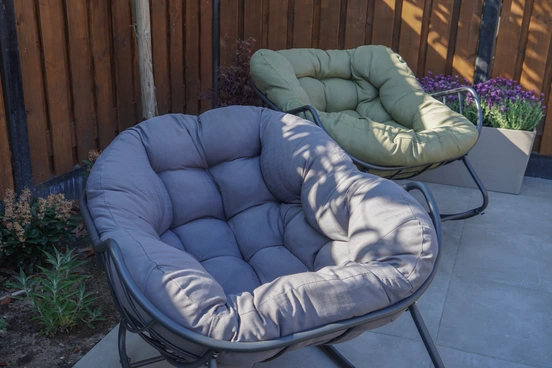 Lounge schommelstoel Royal Rocking II groen - afbeelding 8