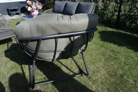 Lounge- schommelstoel Royal Rocking II groen sfeer, Vita, tuinmeubels.nl