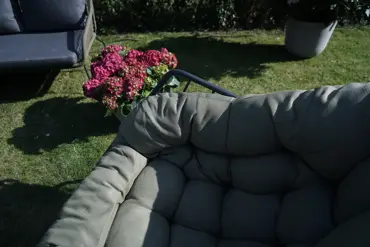 Lounge- schommelstoel Royal Rocking II groen met hoes - afbeelding 4