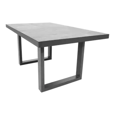 de jouwe huiswerk Architectuur Lounge tafel buiten tuin hoog Prato 2.0 Negro 140x85cm Lesli Living -  Tuinmeubels.nl