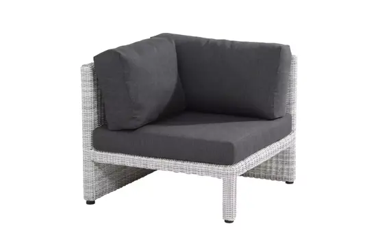 Loungebank Latina - Frio/antraciet - Hoekstuk, Taste by 4 Seasons, Tuinmeubels