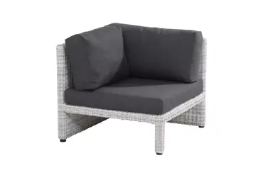 Loungebank Latina - Frio/antraciet - Hoekstuk, Taste by 4 Seasons, Tuinmeubels