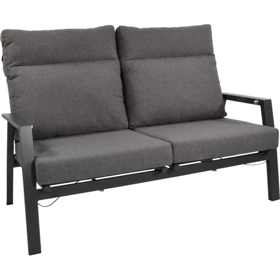 Loungebank Ohio Crema 2-pers, Lesli Living, tuinmeubels.nl