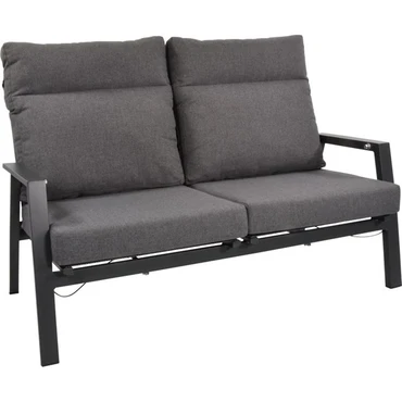 Loungebank Ohio Crema 2-pers, Lesli Living, tuinmeubels.nl