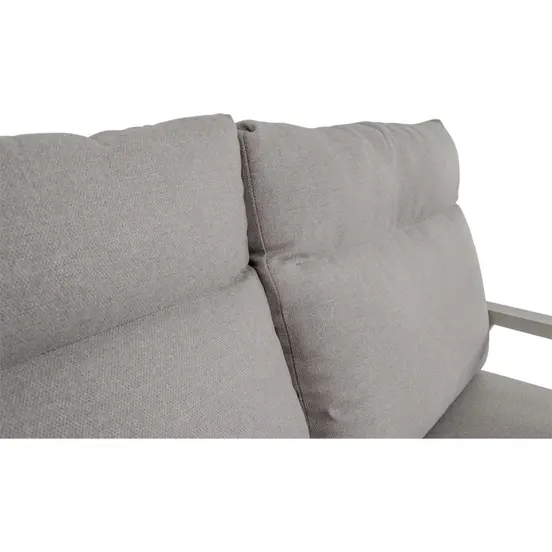 Loungebank Ohio Crema 2-pers kleur detail, Lesli Living, tuinmeubels.nl