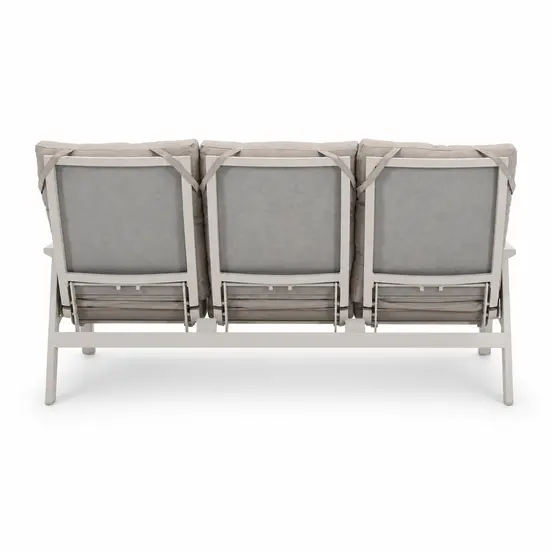 Loungebank ohio crema 3-pers achter, Lesli Living, tuinmeubels