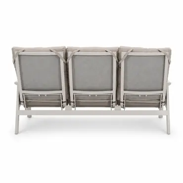Loungebank ohio crema 3-pers achter, Lesli Living, tuinmeubels