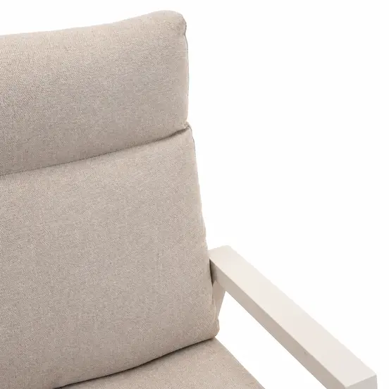 Loungebank ohio crema 3-pers kussen, Lesli Living, tuinmeubels