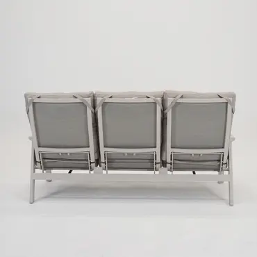 Loungebank ohio crema 3-pers achter, Lesli Living, tuinmeubels