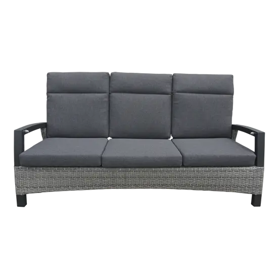 Loungebank Prato Brick voor, Lesli Living, tuinmeubels