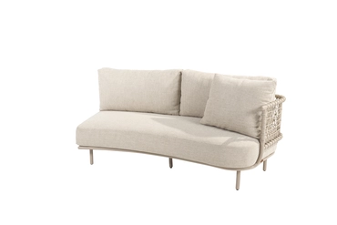 Sardinia modulair 2-zits element links incl. 3 kussens voorkant, 4 Seasons Outdoor, tuinmeubels.nl