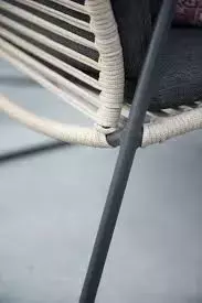 Loungebank Scandic - met kussens - Rope www.tuinmeubels.nll