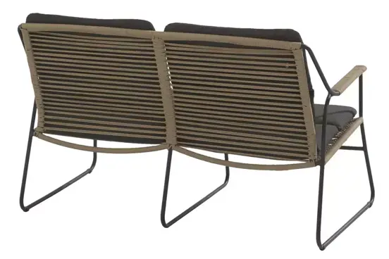 Loungebank Scandic - met kussens - Rope www.tuinmeubels.nll