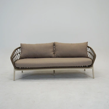 Loungeset Dakota 4 dlg Bruin loungebank, Vita, tuinmeubels