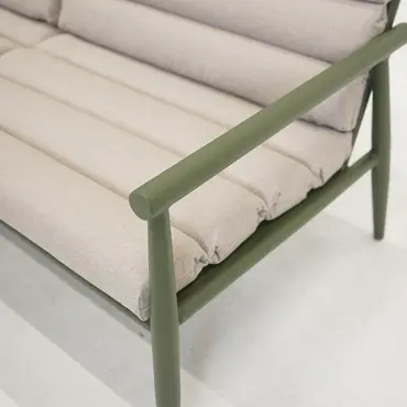Loungeset harper olive detail, Lesli Living, tuinmeubels.nl