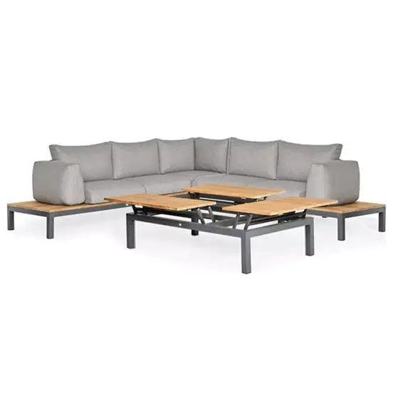 Loungeset Memphis tafel uitgeklapt, SUNS, tuinmeubels