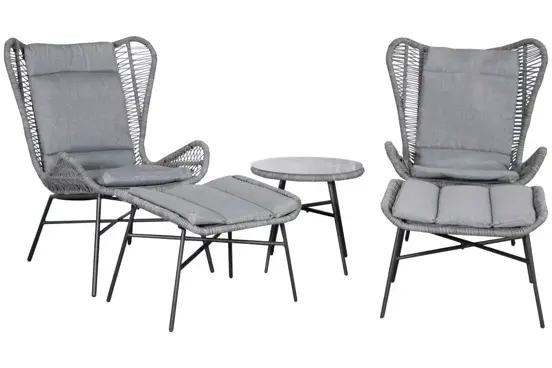 Loungeset Milan Relax Anthracite, SenS-line, tuinmeubels