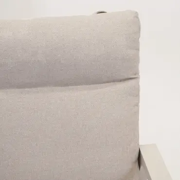 Loungestoel ohio creme details, Lesli Living, tuinmeubels.nl