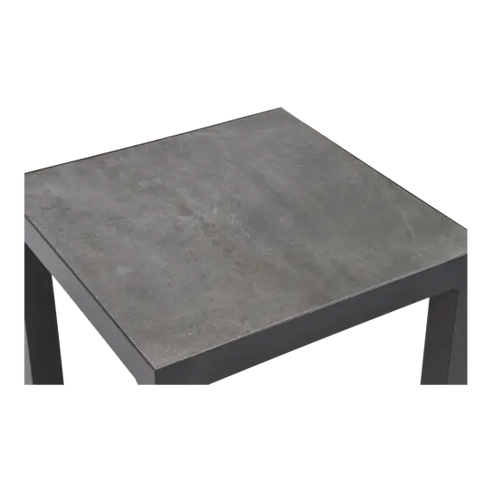 Bijzettafel Down Town  Ohio  50x50cm, Lesli Living, tuinmeubels.nl