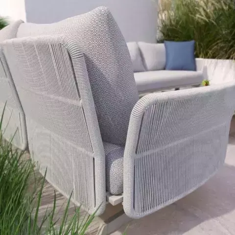 Loungeset Play Panel Frost met salontafel van 4 Seasons Outdoor - afbeelding 4
