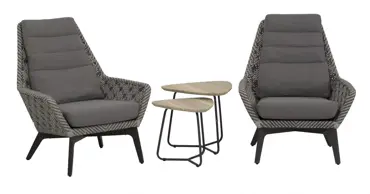 Loungeset Savoy met Axel koffietafels