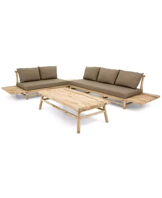 Loungeset Twiggy rechts met salontafel www.tuinmeubels.nl