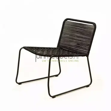 www.tuinmeubels.nl hvtm vita loungestoel bugatti rope black green