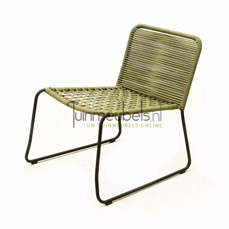 Loungestoel Bugatti touw groen