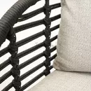 Fabrice living chair anthracite detail, 4 Seasons Outdoor, tuinmeubels