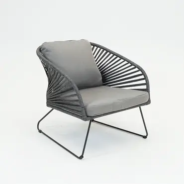 Loungestoel Izumi grijs, Lesli Living, tuincentrumoutlet.com