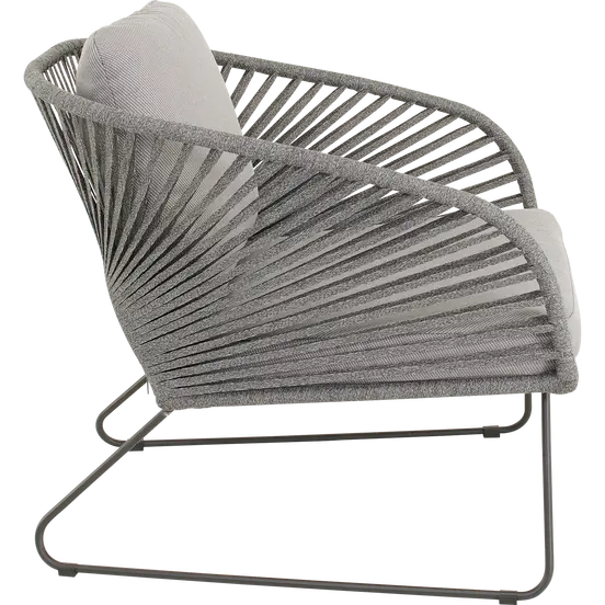 Loungestoel Izumi grijs zij, Lesli Living, tuincentrumoutlet.com