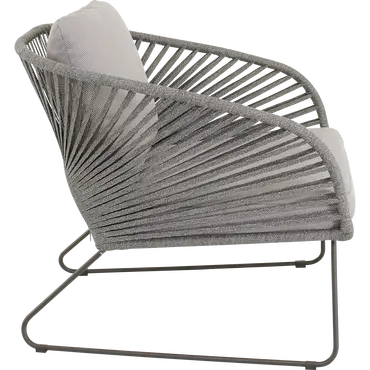 Loungestoel Izumi grijs zij, Lesli Living, tuincentrumoutlet.com