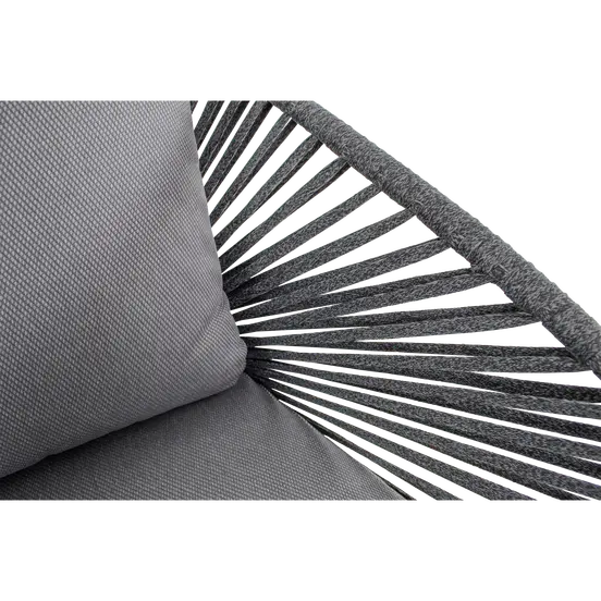 Loungestoel Izumi grijs detailfoto, Lesli Living, tuincentrumoutlet.com