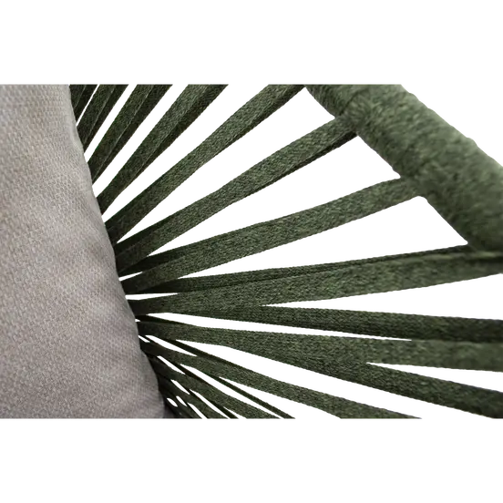 Loungestoel izumi groen details, Lesli Living, tuinmeubels.nl