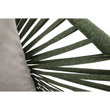 Loungestoel izumi groen details, Lesli Living, tuinmeubels.nl