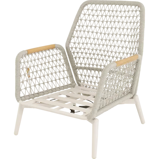 Loungestoel Marseille schuin zonder kussen, Lesli Living, tuinmeubels.nl