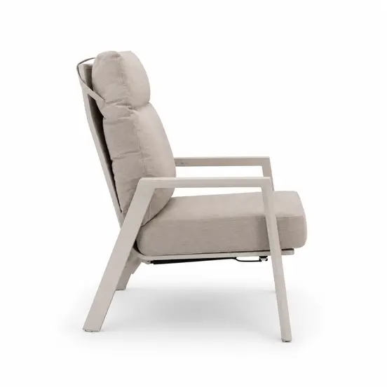 Loungestoel ohio crema zij, Lesli Living, tuinmeubels