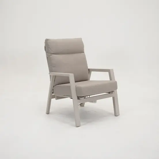 Loungestoel ohio crema, Lesli Living, tuinmeubels