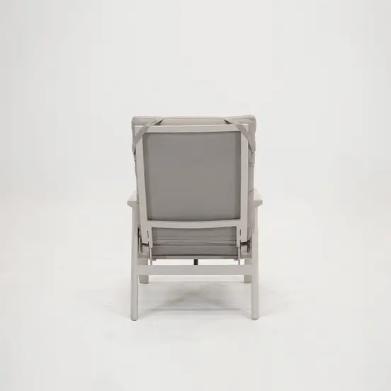 Loungestoel ohio crema achter, Lesli Living, tuinmeubels