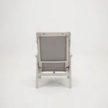 Loungestoel ohio crema achter, Lesli Living, tuinmeubels