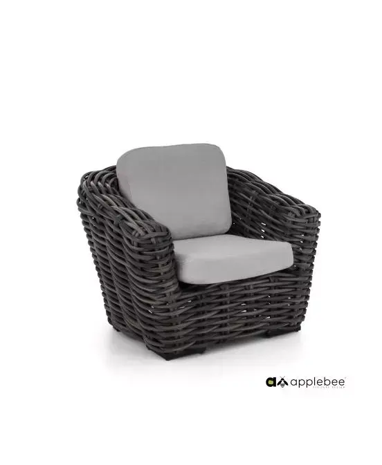 Loungestoel Palm Bay zwart, Applebee, tuincentrumoutlet.com