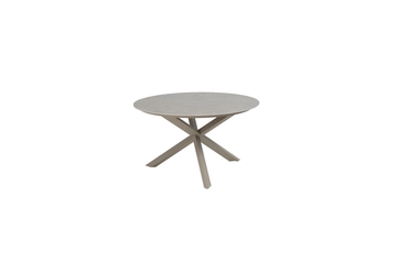 Loungetafel Prado 130 75 Sabbia Panna Latte 4SO Keramiek Tafel Buiten 4 Seasons Outdoor