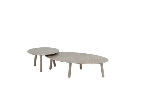 Loungetafel Salute 120 65 30 Latte 4SO Keramiek Tafel Buiten Salontafel Tuintafel 4 Seasons Outdoor - afbeelding 2
