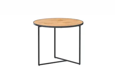 Loungetafel Strada D55 cm (H45) - teak www.tuinmeubels.nl