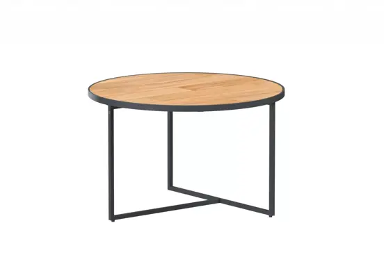 Loungetafel Strada D58.5 cm (H35) - teak www.tuinmeubels.nl