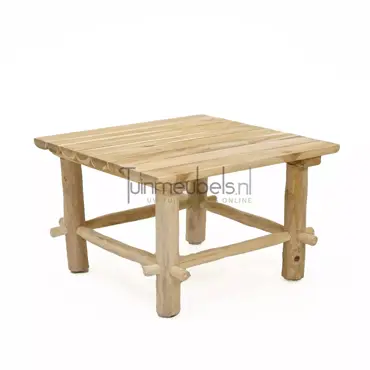 Loungetafel teak - 60x60 cm