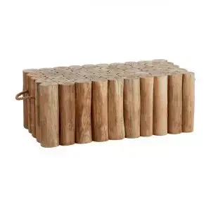 Loungetafel Twiggy 70x70x35 cm - teak - afbeelding 3