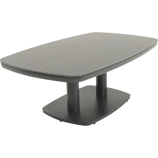 Loungetafel verstelbaar Geneva Deens ovaal 135x83cm schuin, Lesli Living, tuinmeubels.nl