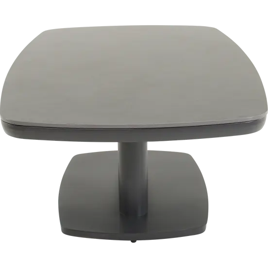 Loungetafel verstelbaar Geneva Deens ovaal 135x83cm zijkant, Lesli Living, tuinmeubels.nl